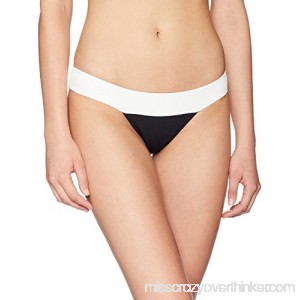 PilyQ Women's Ribbed Banded Bikini Bottom Full Swimsuit Luna B079NR3T9X